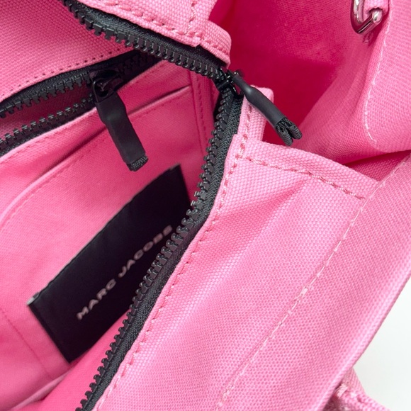 Marc Jacobs Pink Canvas Tote Bag - Picture 7 of 14